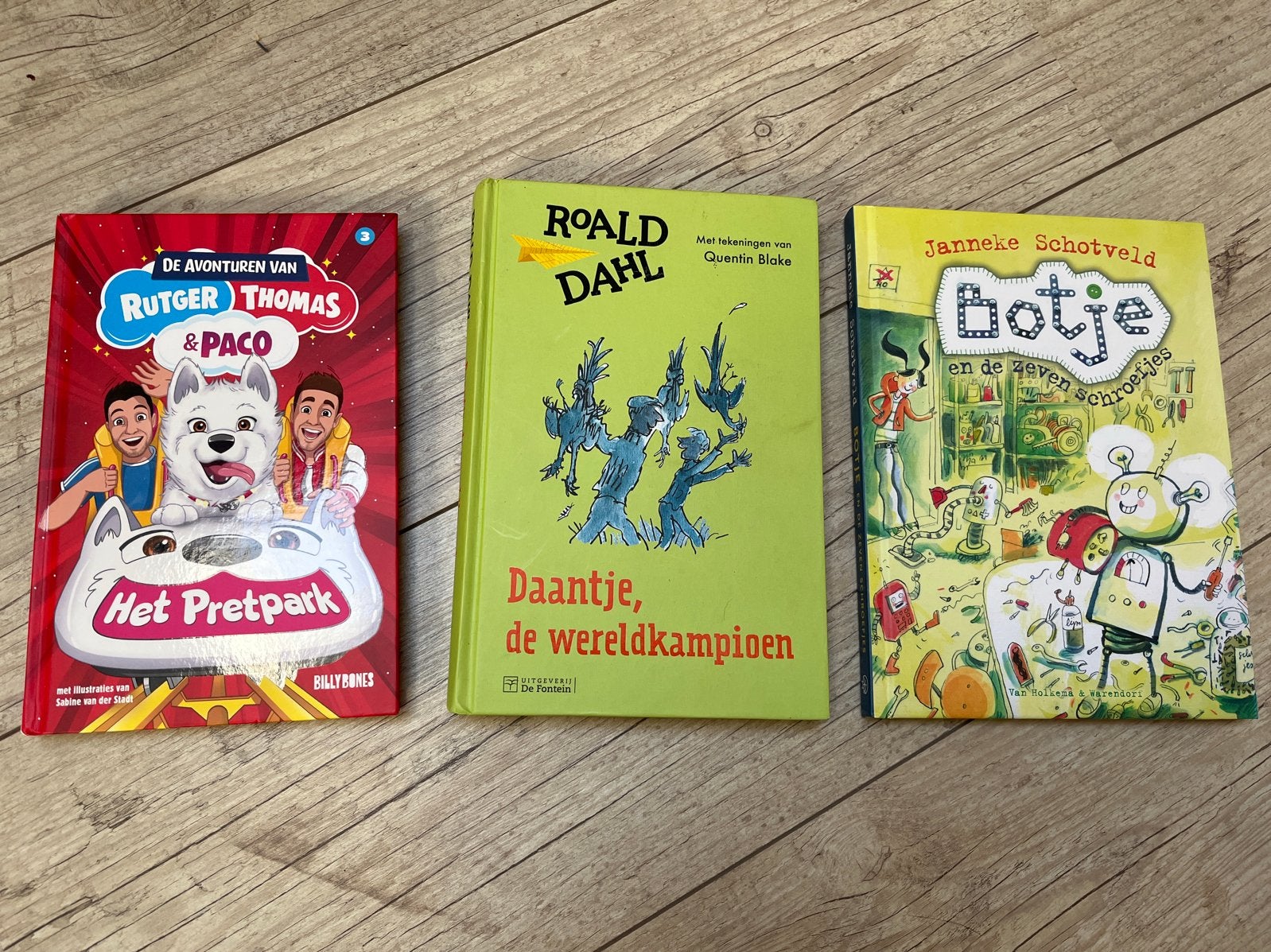 Kinderboeken: Rutger & Paco, Roald Dahl, Botje, Ophalen of Verzenden, Zo goed als nieuw, Fictie algemeen