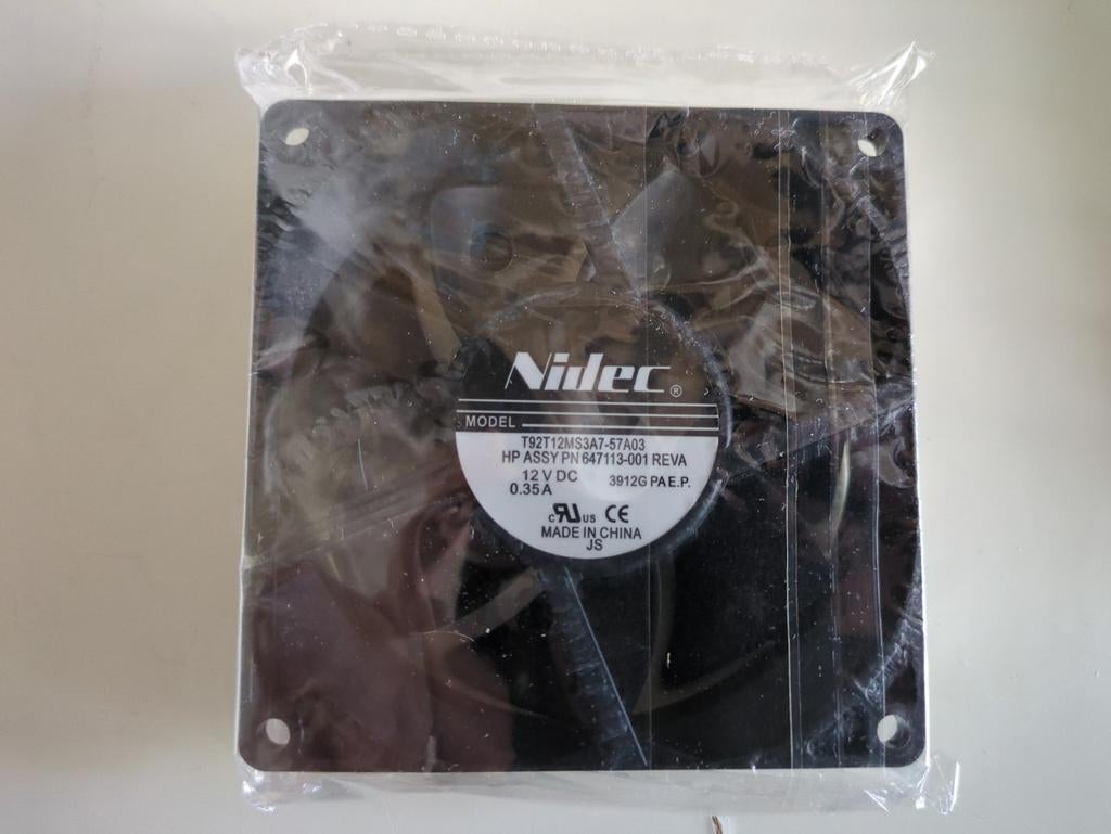 Nidec T92T12MS3A7-57A03 Ventilator (Nieuw), Computers en Software, Computerkoelers, Nieuw, Luchtkoeling, Ophalen of Verzenden
