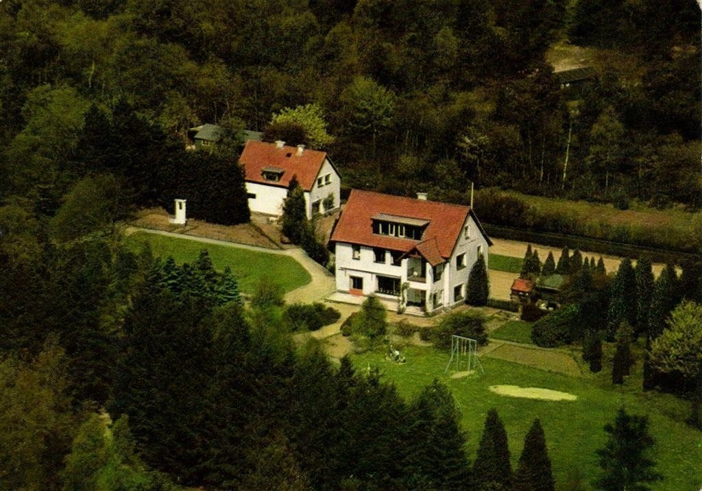 Vakantieoord CNV Talmahoeve, Garderen - luchtfoto - 1972 gel, Ophalen of Verzenden, 1960 tot 1980, Gelopen, Gelderland