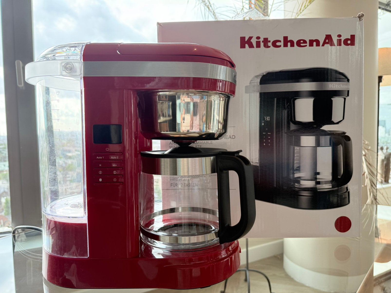 Kitchenaid koffiezetapparaat, Ophalen, 10 kopjes of meer, Koffiemachine, Gemalen koffie