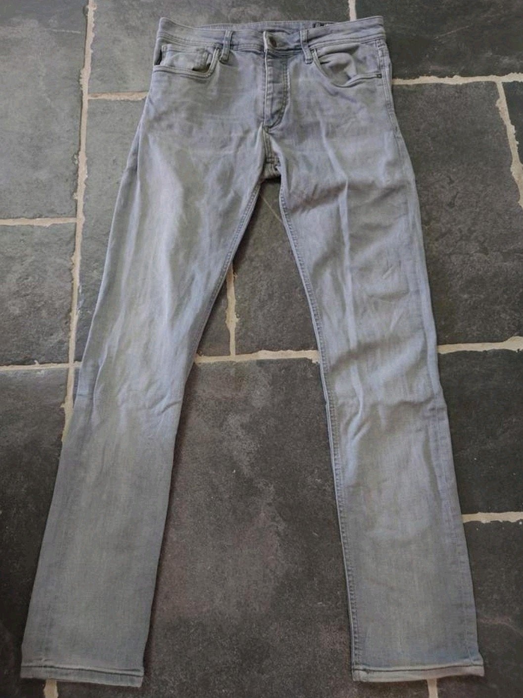 Jack & Jones, TIM / Slim Fit, grijs, W32 L32, zgan! Rob3232, Ophalen of Verzenden, Zo goed als nieuw, Grijs, Jack&Jones