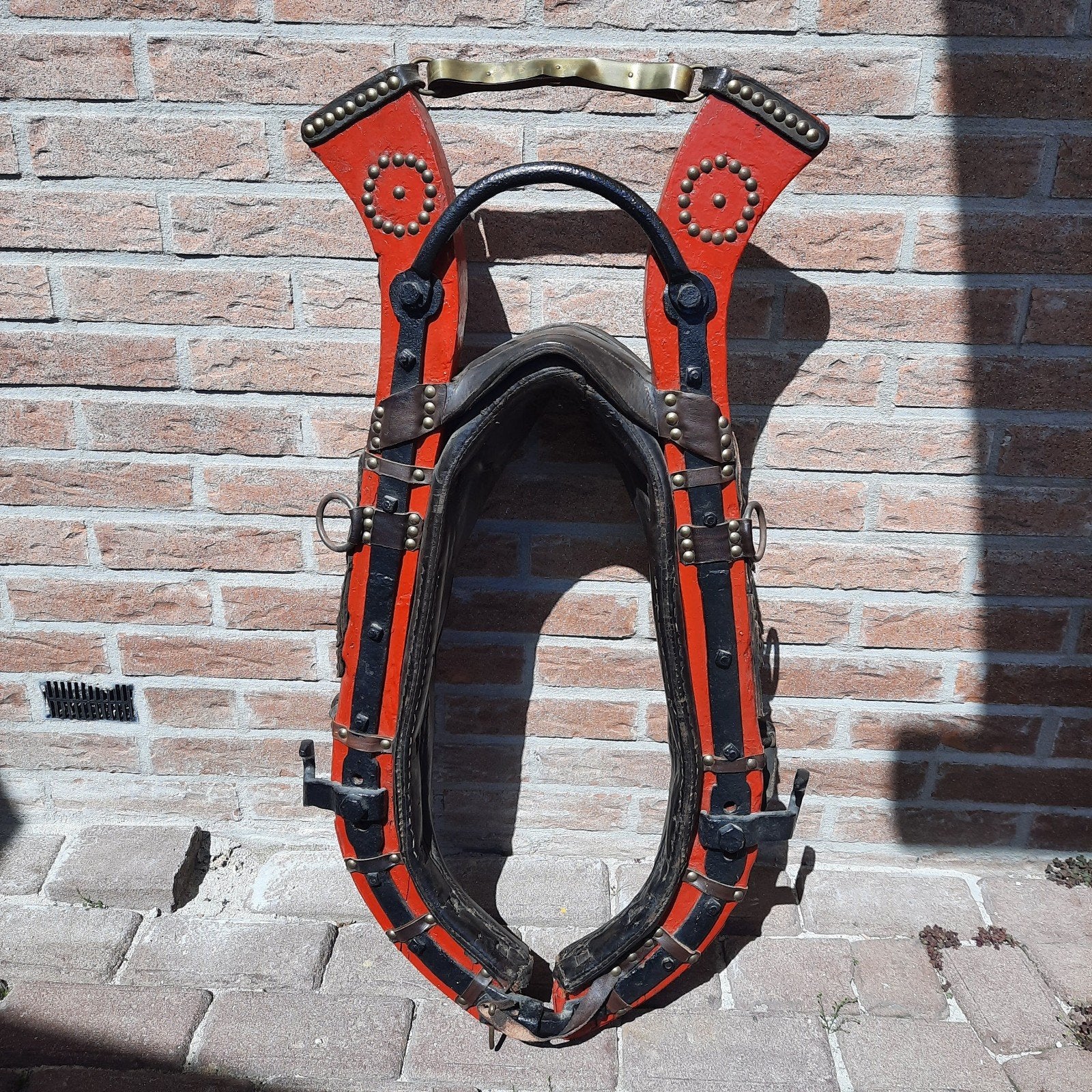 gerestaureerd oud paardenhaam, Ophalen