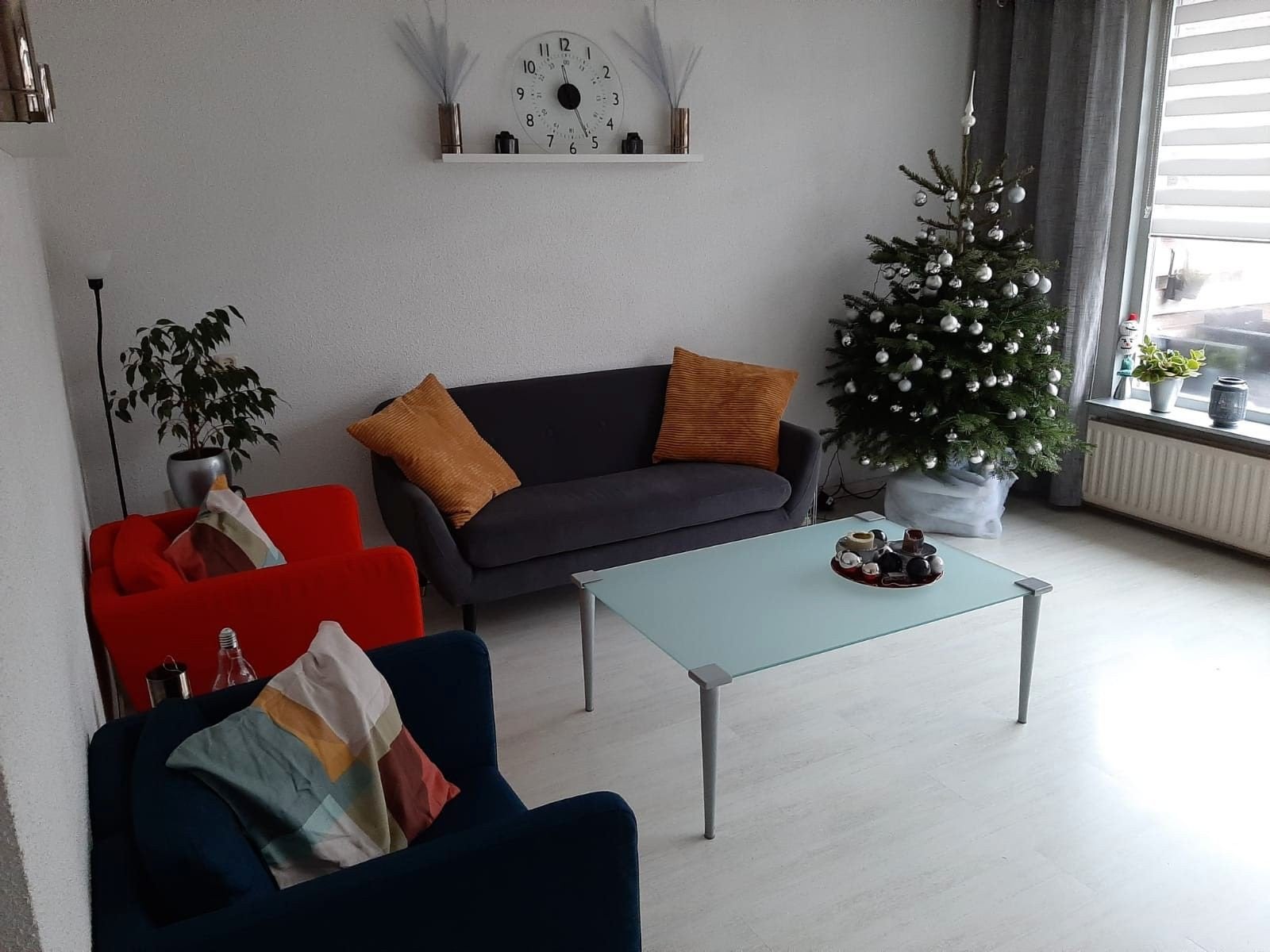 Matglazen salontafel, Ophalen, Minder dan 75 cm, Tweepersoons, Minder dan 150 cm
