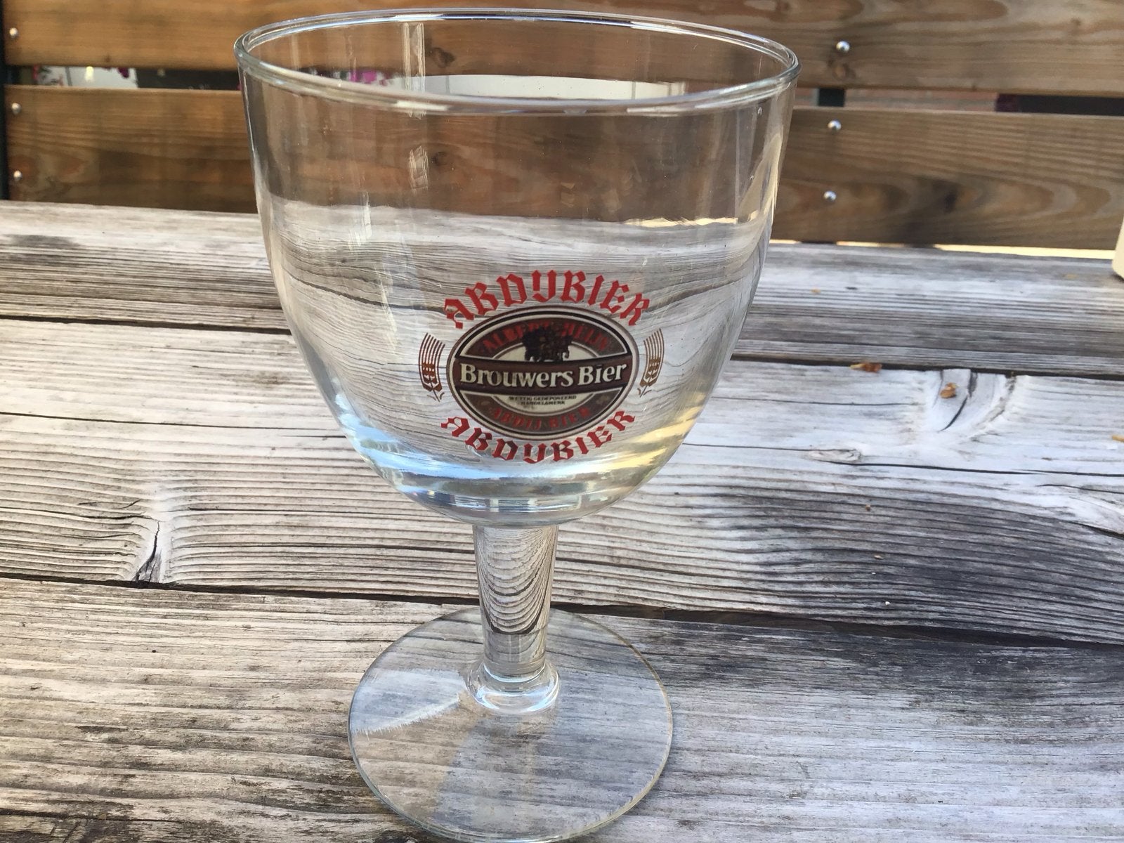 Abdij Brouwers Bier glas, Ophalen of Verzenden, Zo goed als nieuw