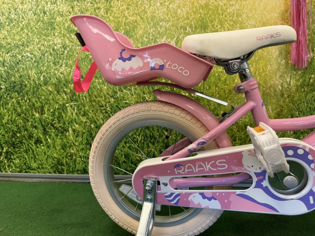 Fietshokje Amersfoort: Raaks Coco meisjesfiets 14 inch, Fietsen en Brommers, Niet ingevuld, Niet ingevuld, Ophalen of Verzenden