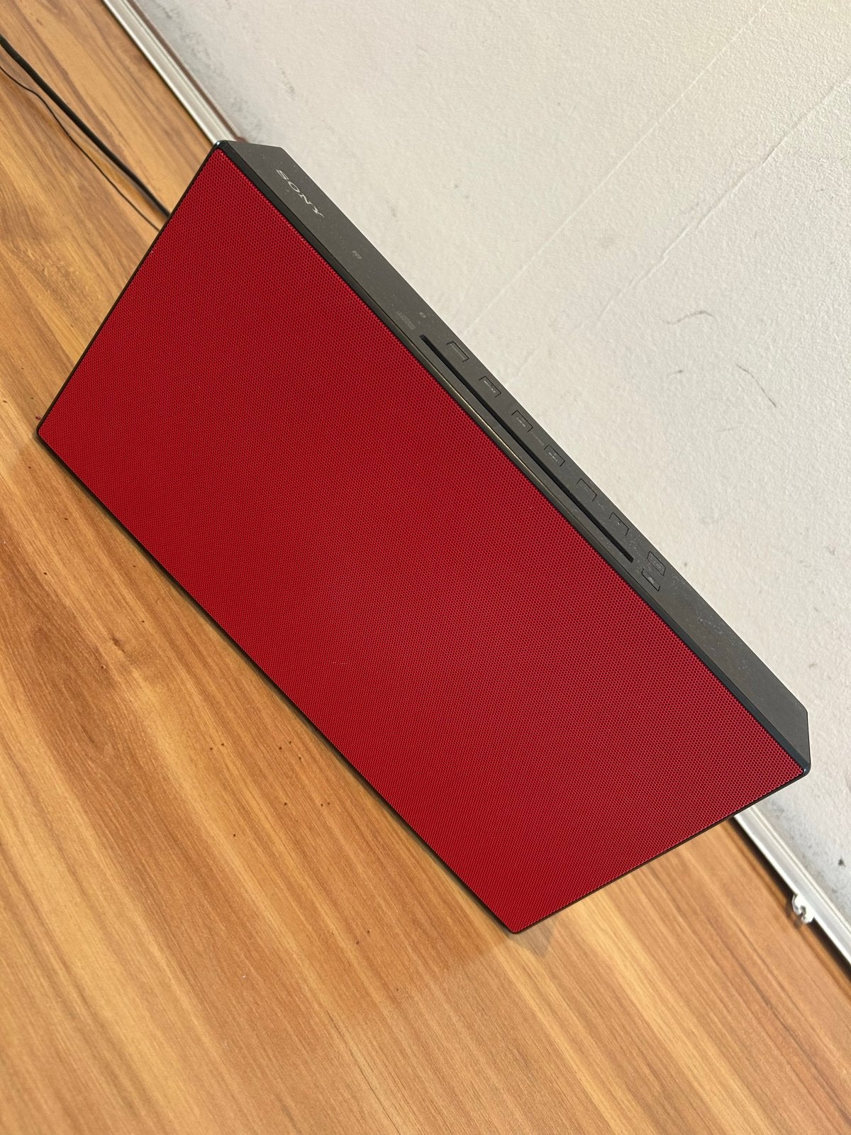 Sony Microset met CD, USB, Bluetooth en Radio - Rood, Ophalen, Zo goed als nieuw, Microset, Sony