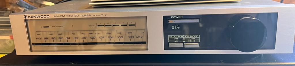 Kenwood AM/FM tuner T-7, Ophalen
