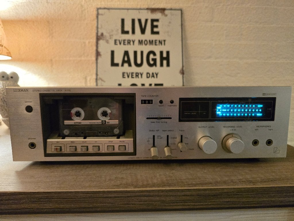 Luxman K-115 Hi-End Casette Deck. Met snaren werk., Ophalen, Enkel, Overige merken