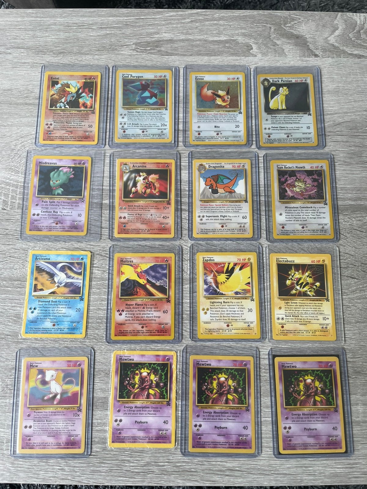 Pokemon promo kaarten, Ophalen of Verzenden, Zo goed als nieuw, Meerdere kaarten