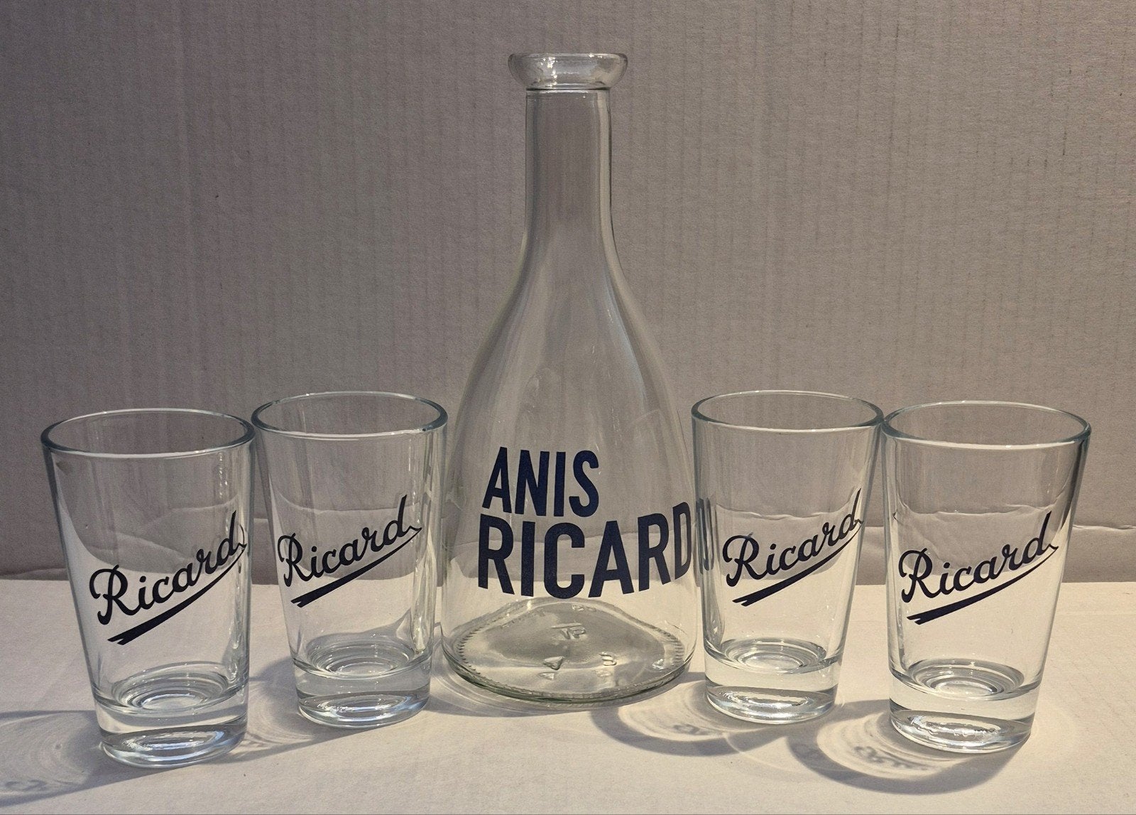 Ricard setje (K), Verzamelen, Glas en Borrelglaasjes, Ophalen of Verzenden