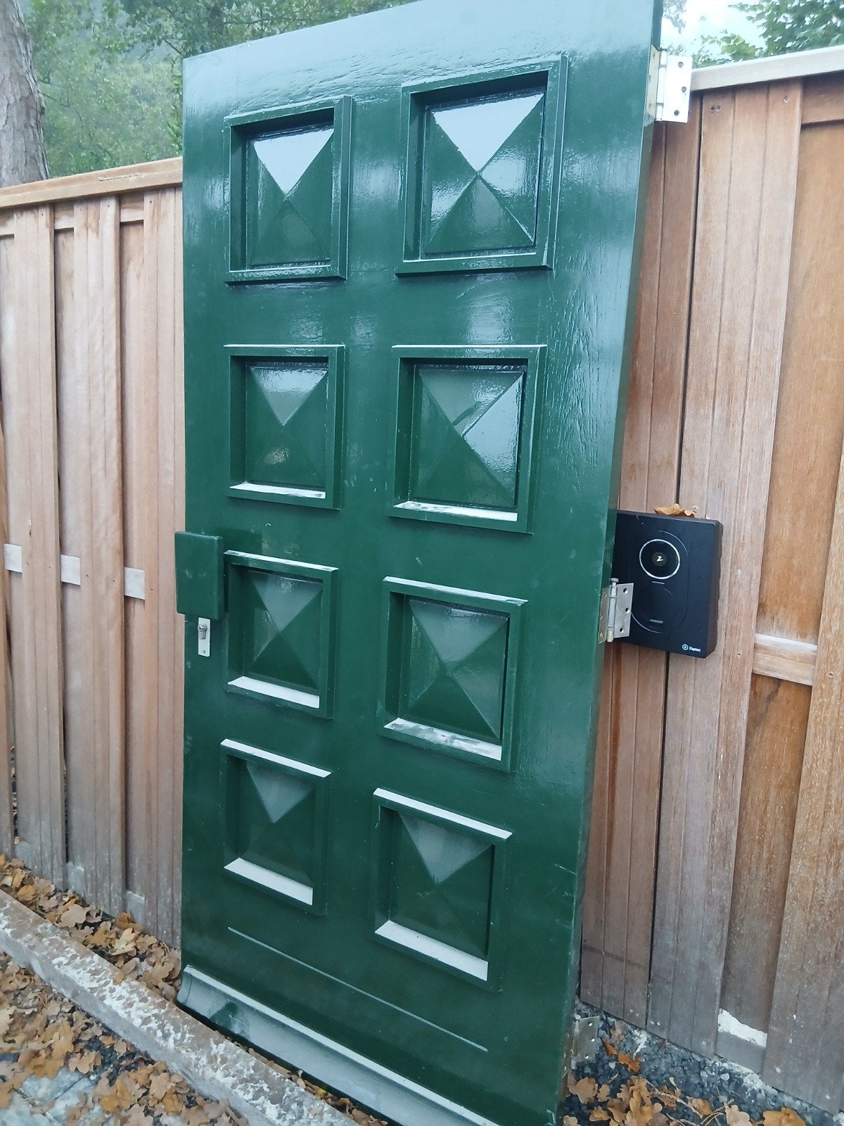 Hardhouten Voordeur, Ophalen, Gebruikt, 80 tot 100 cm, Buitendeur