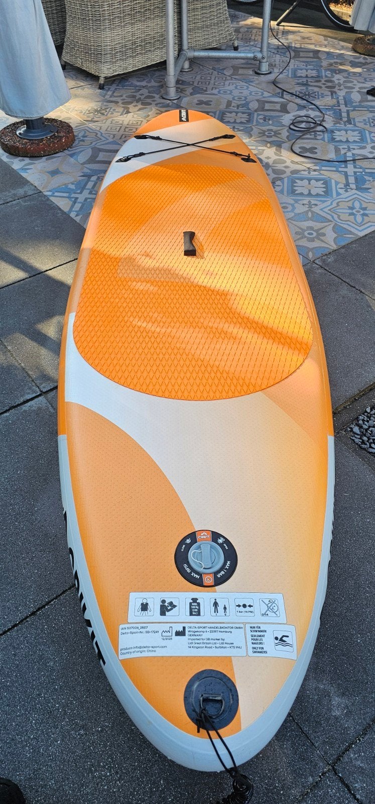 Crivit Opblaasbaar SUP-board - Zo goed als nieuw, Ophalen of Verzenden, Zo goed als nieuw, SUP-accessoire
