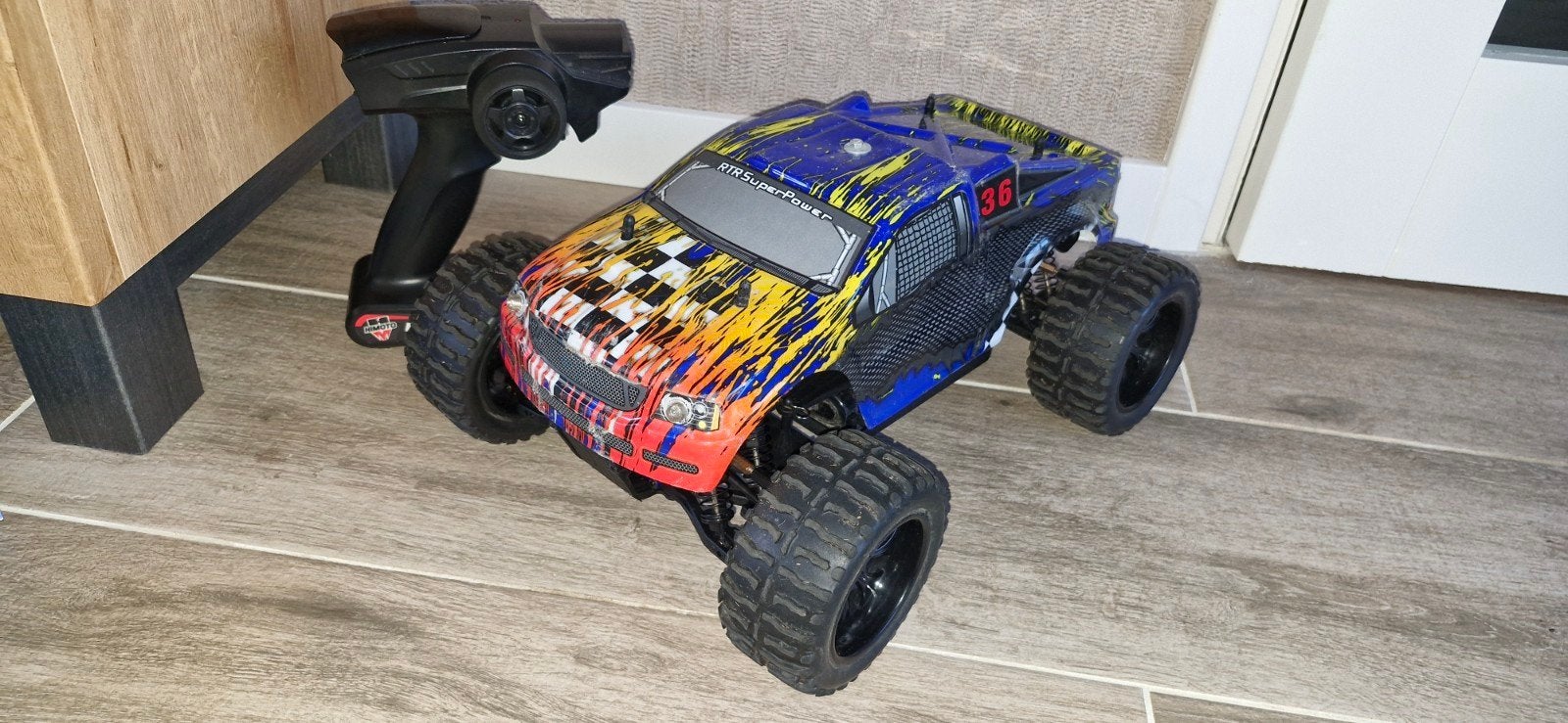 Himoto 1/10 RC Monstertruck, Ophalen of Verzenden, Auto offroad