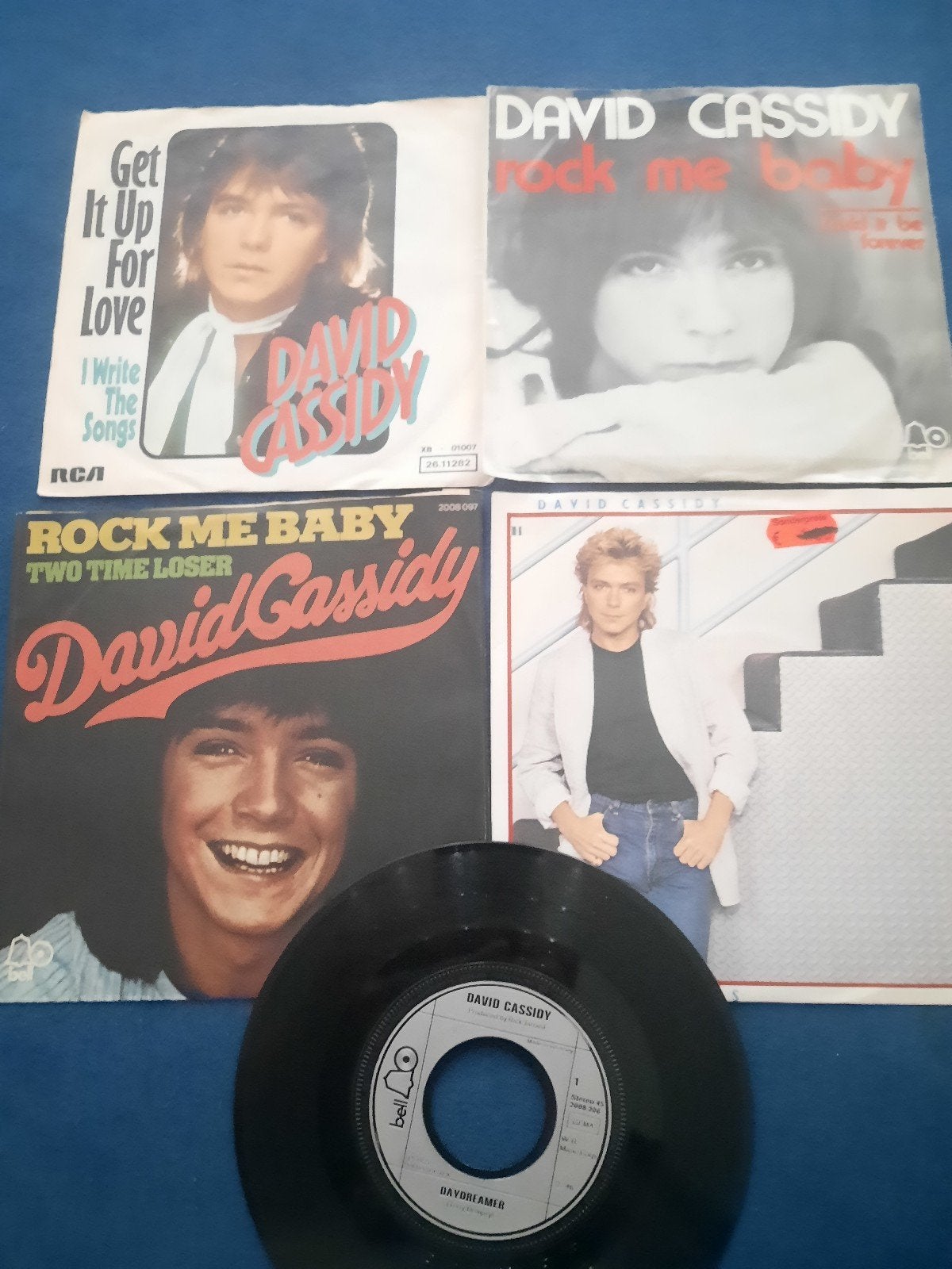 5x vinyl singels van David Cassidy, Cd's en Dvd's, Vinyl Singles, Ophalen of Verzenden, Zo goed als nieuw, Pop
