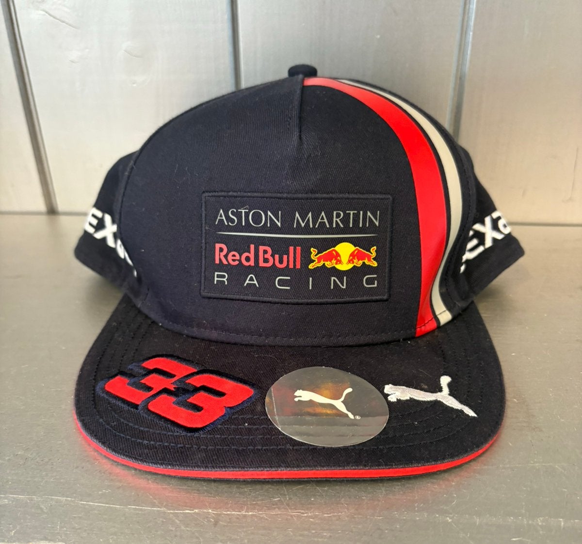 PUMA Red Bull Racing 2019 Max Verstappen snapback pet, Ophalen of Verzenden, Zo goed als nieuw, One size fits all, Pet