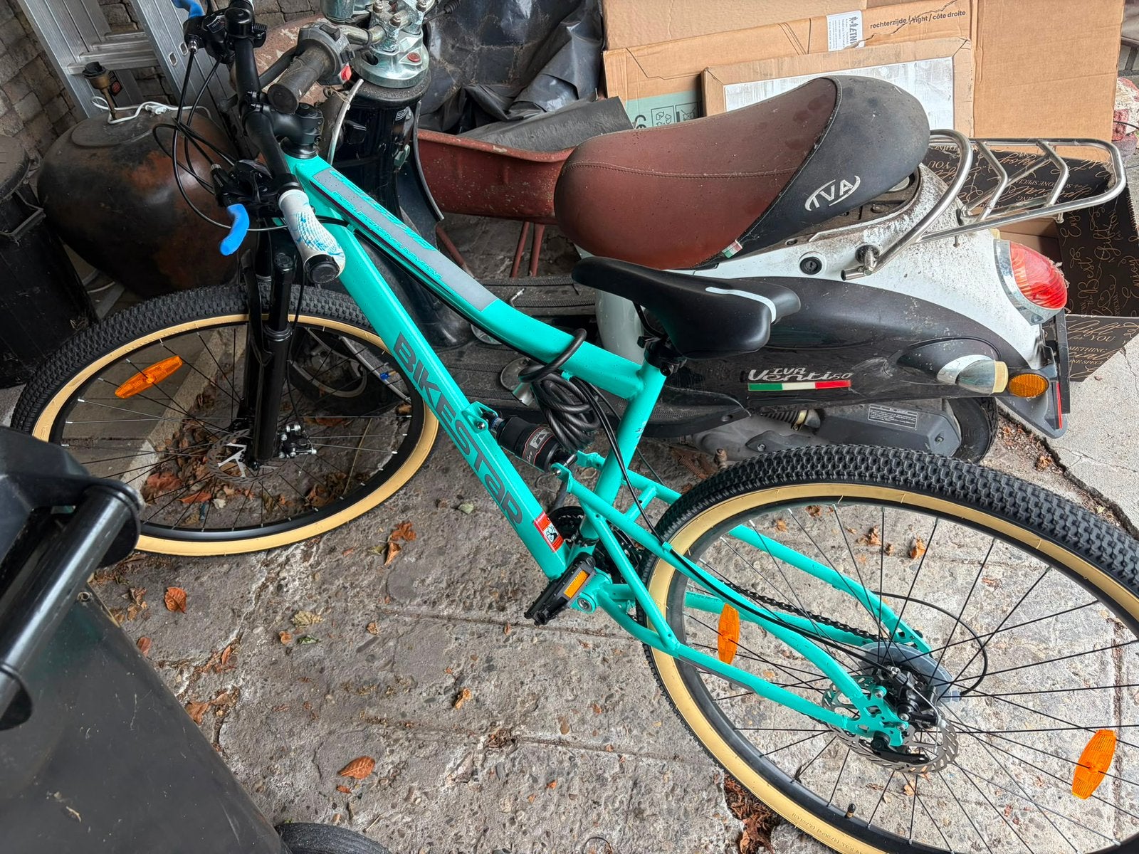 Full suspension mtb mint kleur, Ophalen of Verzenden, Zo goed als nieuw, Aluminium