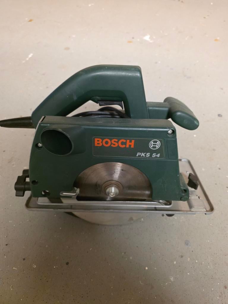 Bosch PKS 54 Cirkelzaag - Krachtig en Betrouwbaar, Gebruikt, Cirkelzaag, 600 tot 1200 watt, Ophalen of Verzenden