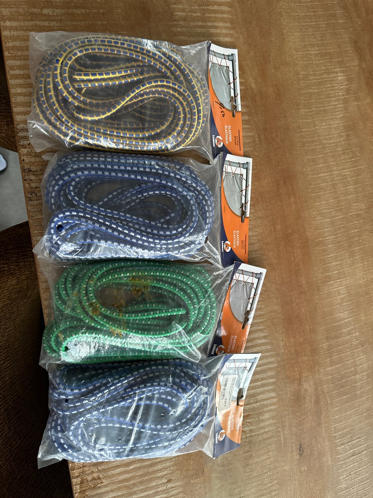 Nieuwe elastieken 10m x 8mm - diverse kleuren, Ophalen, Nieuw
