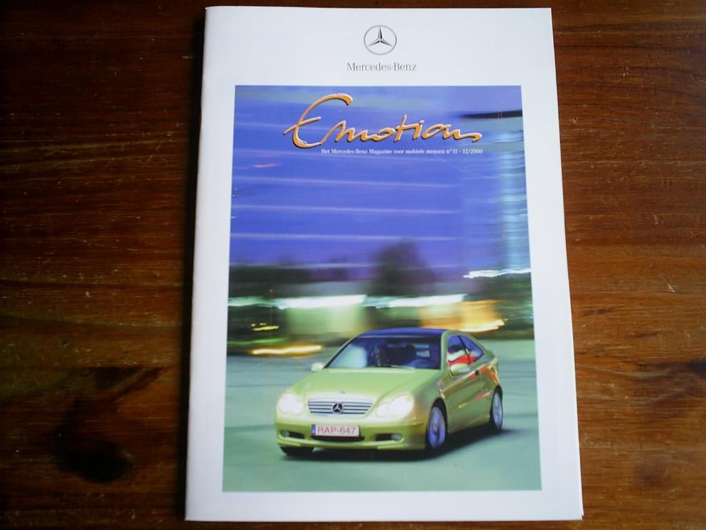 Mercedes Emotions Alle Modellen 12 / 2000 32 pag., Verzenden, Zo goed als nieuw, Mercedes
