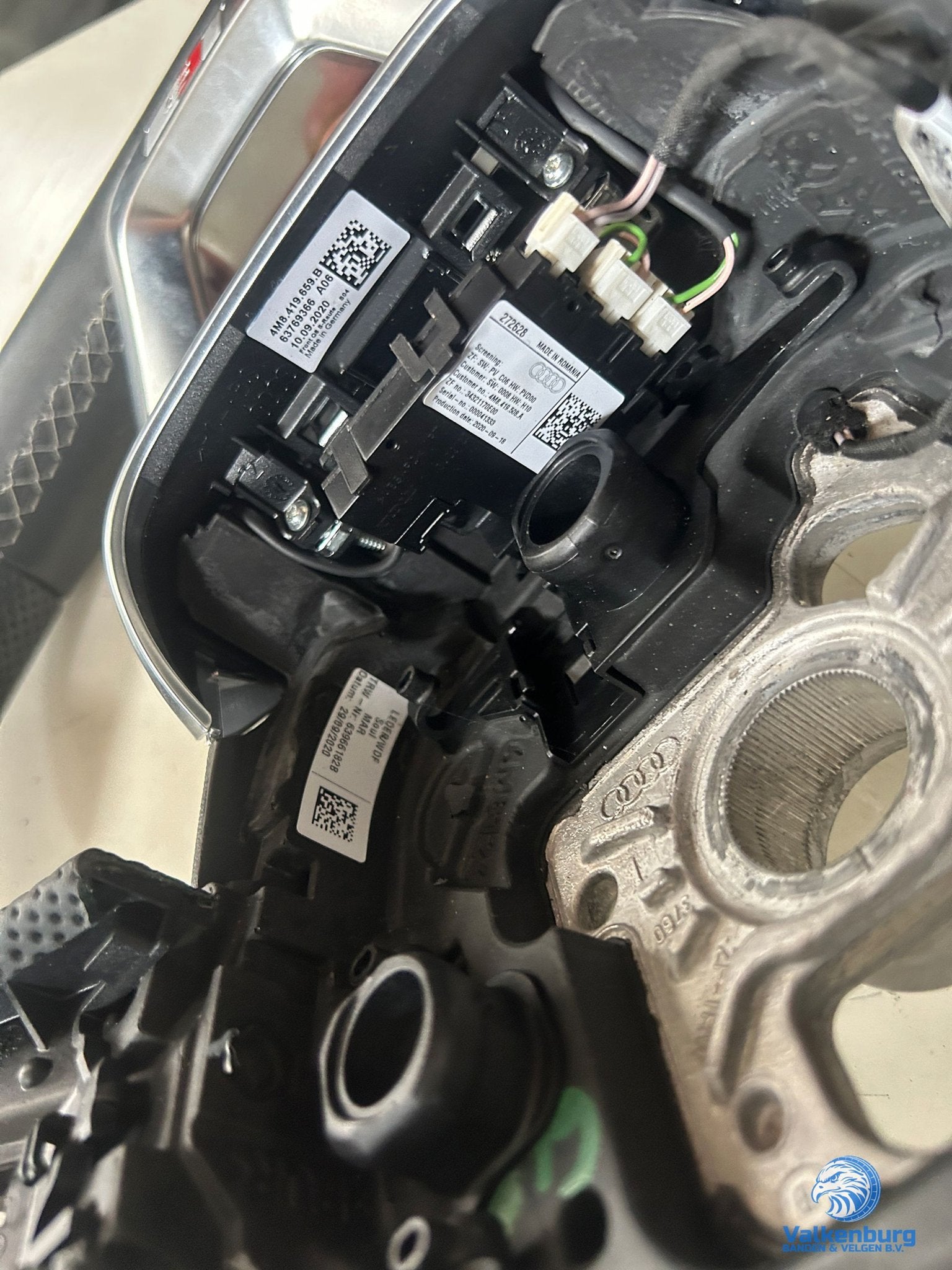 Originele Audi A4 S4 Q4 Q5 Q7 Q8 S line leder geperforeerd s, Gebruikt, -, -, Ophalen of Verzenden