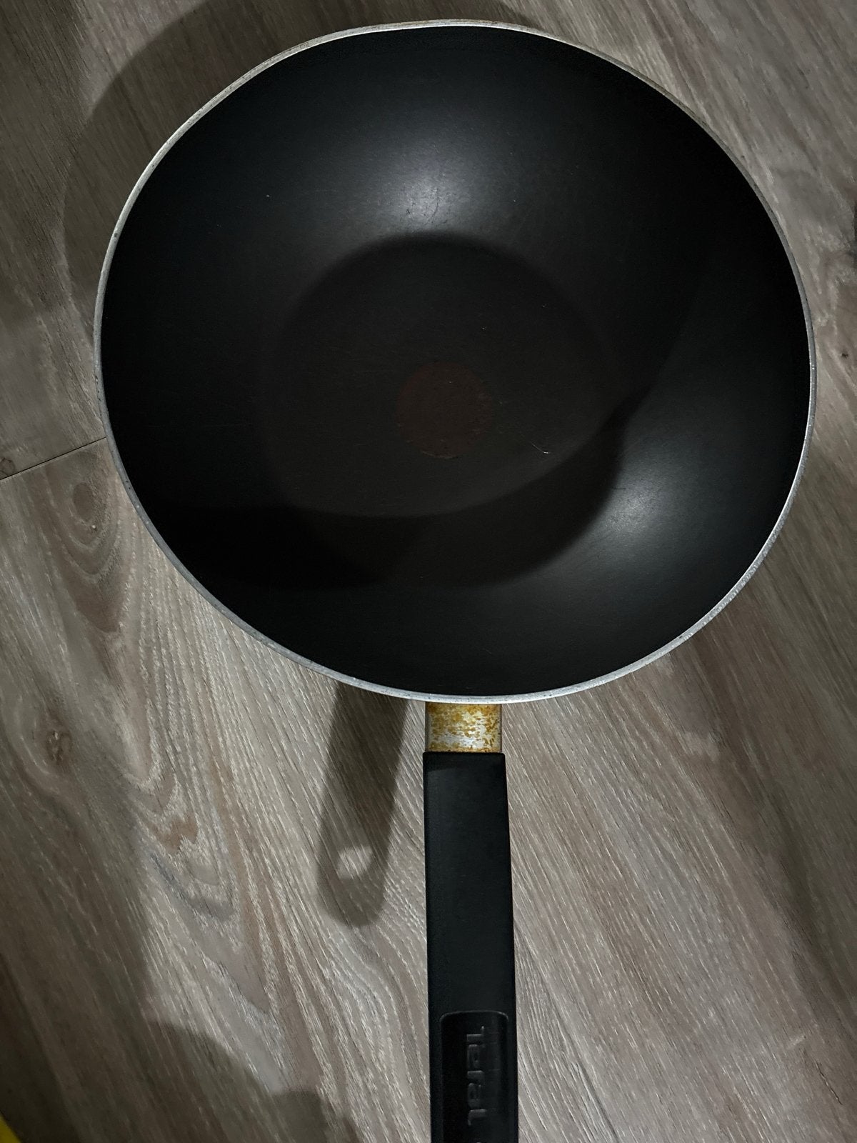 Tefal Wok 28 cm - Niet geschikt voor inductie, Ophalen, Antiaanbaklaag, Wok, Gebruikt