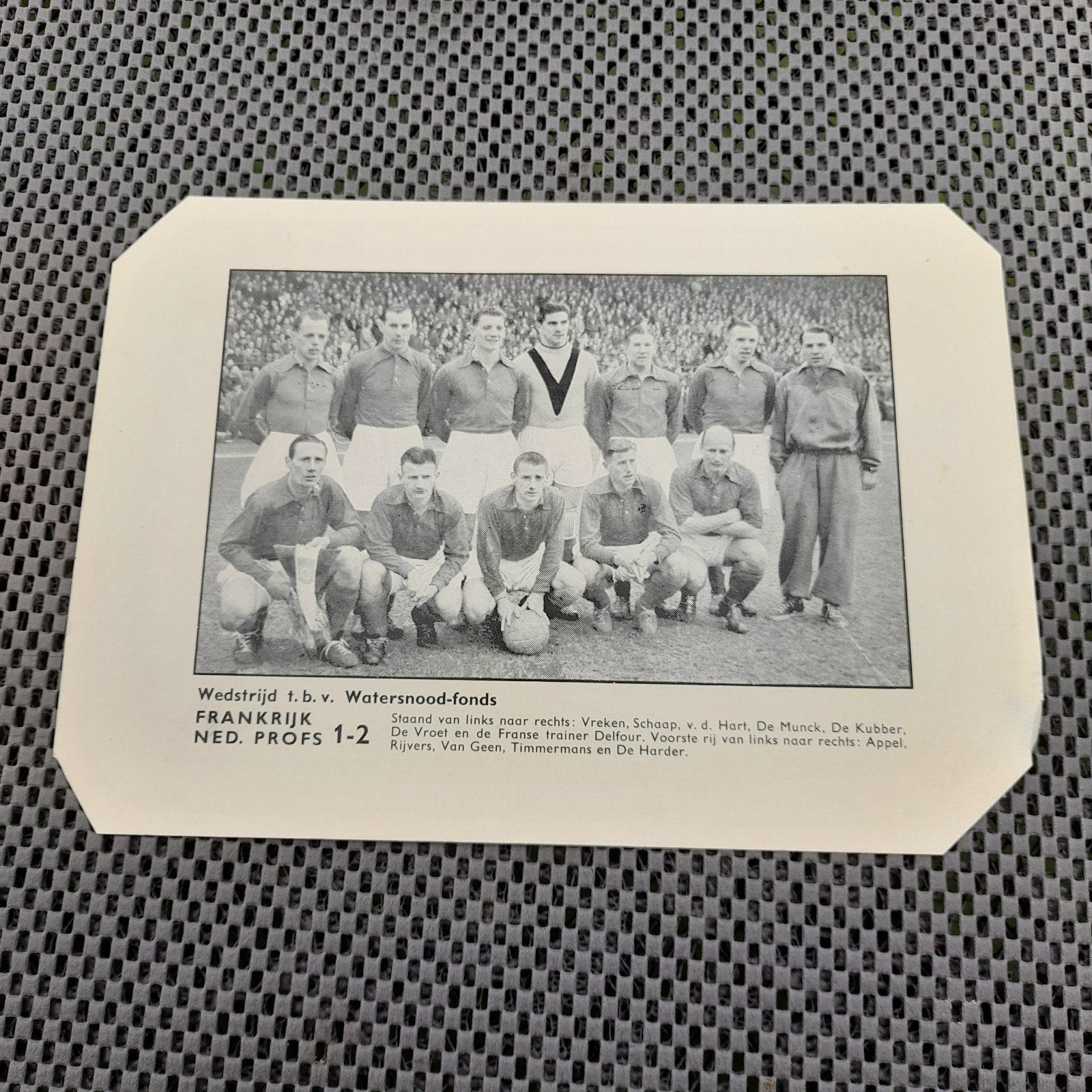 Ned Elftal  1953  Watersnood, Ophalen of Verzenden, Gebruikt, Poster, Plaatje of Sticker