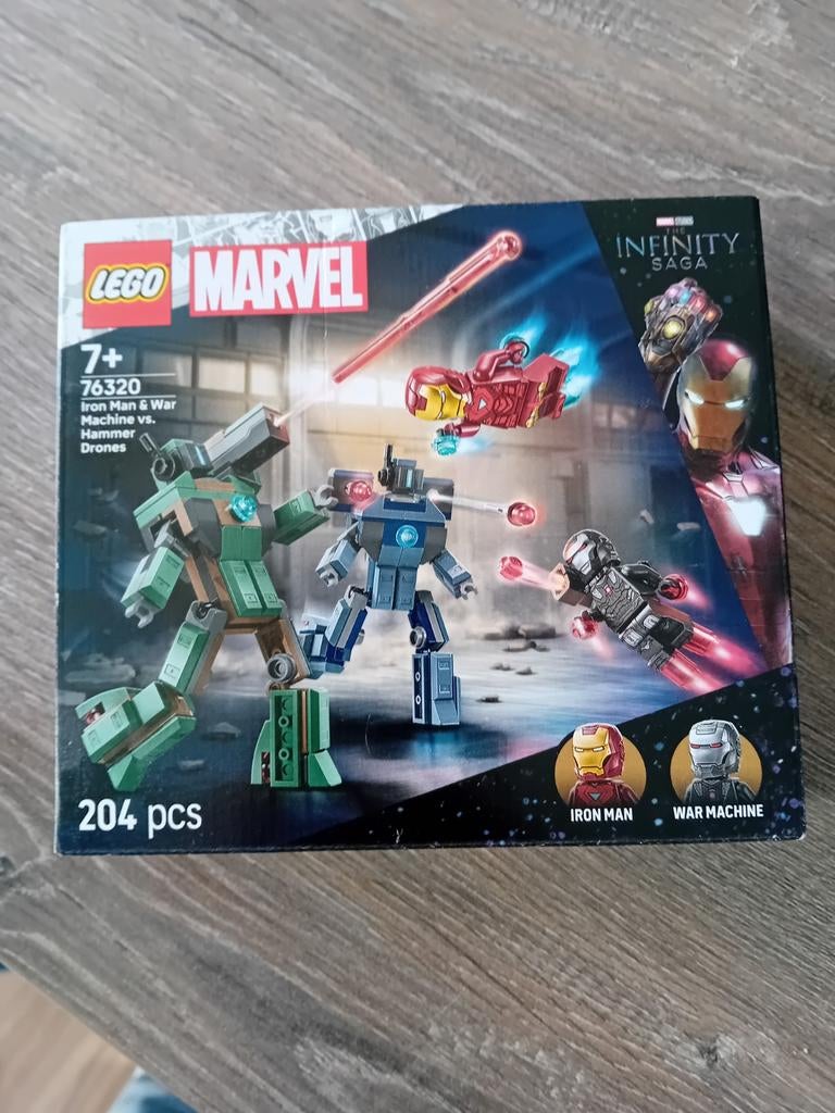 Lego Marvel 76320 Iron Man & War Machine vs. Hammer Drones, Ophalen of Verzenden