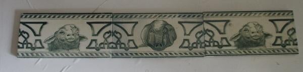 collectie antieke tegels slagerij varkens schapen Hemiksem, Antiek en Kunst, Ophalen