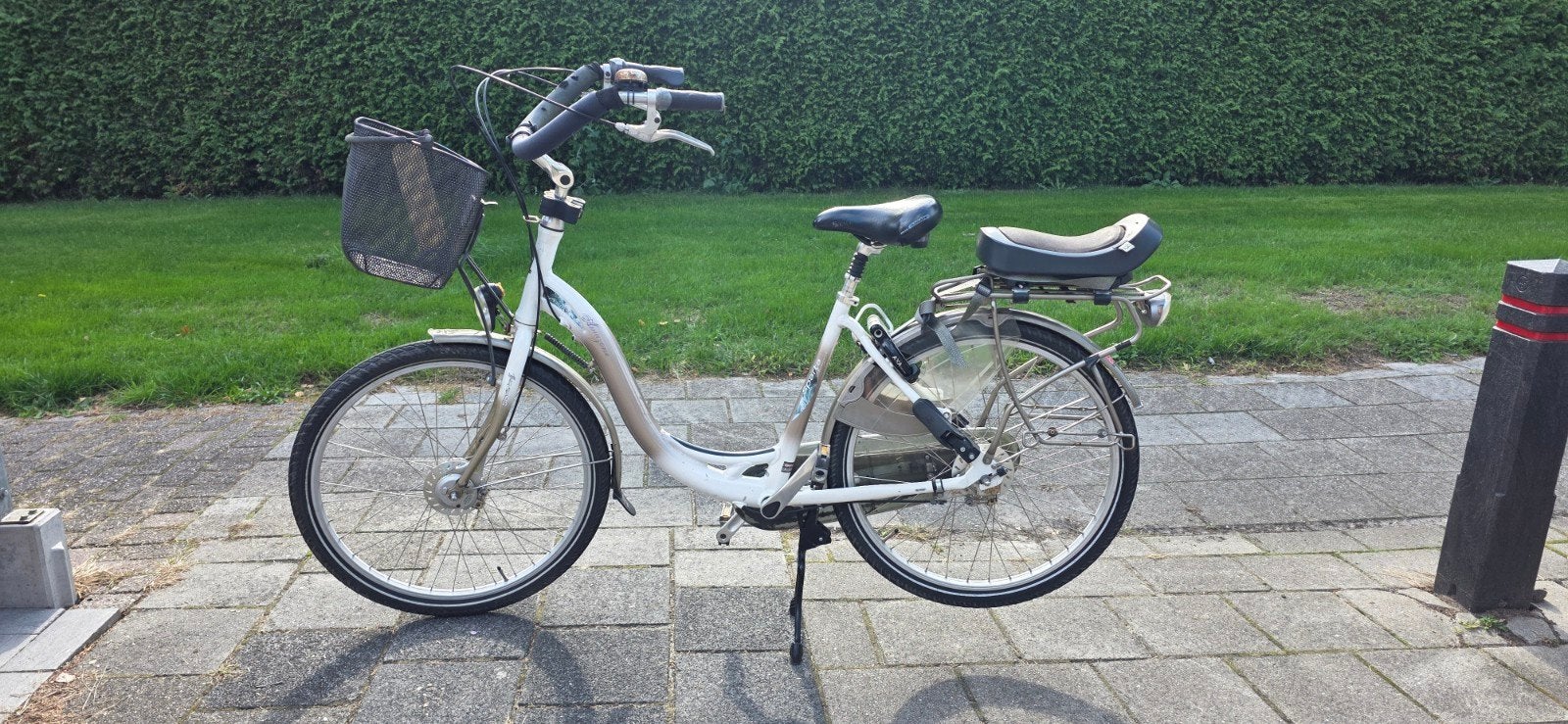 Moederfiets met lage instap en mandje, Ophalen, Sparta, 50 tot 53 cm, Trommelrem