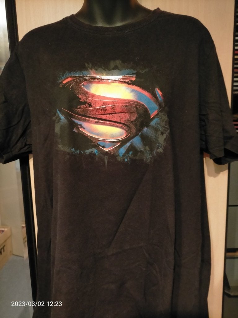 Shirt superman M/v, Verzenden, Nieuw, Maat 56/58 (XL)