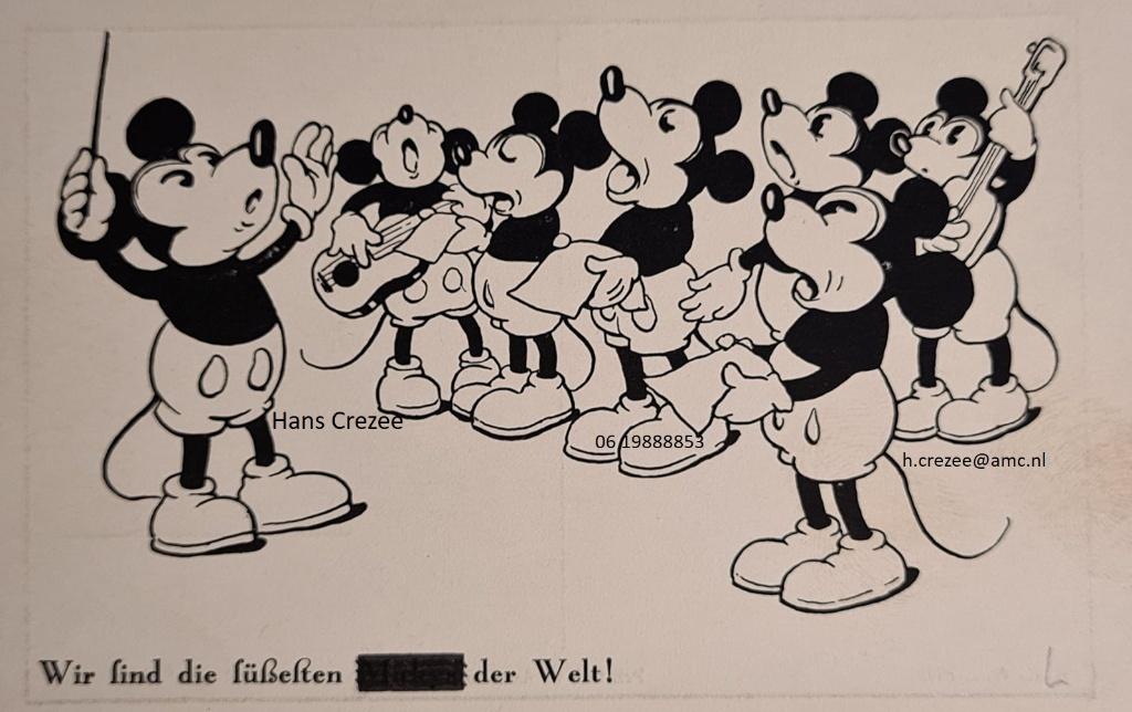 zoek oud disney mickey mouse kaart bonnist picturegoer ross, Verzamelen, Ophalen of Verzenden, 1920 tot 1940, Overige thema's
