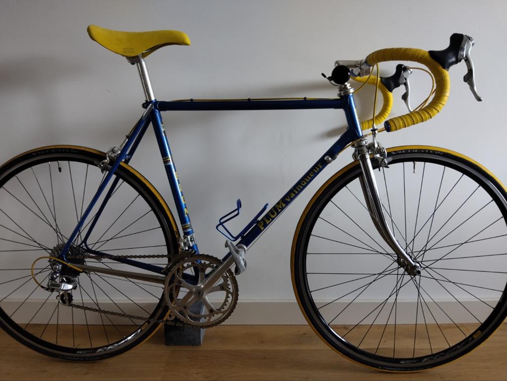 Plum Vainqueur (cc54) met Shimano Dura ace 7400, 28 inch, Staal, Zo goed als nieuw, 15 tot 20 versnellingen