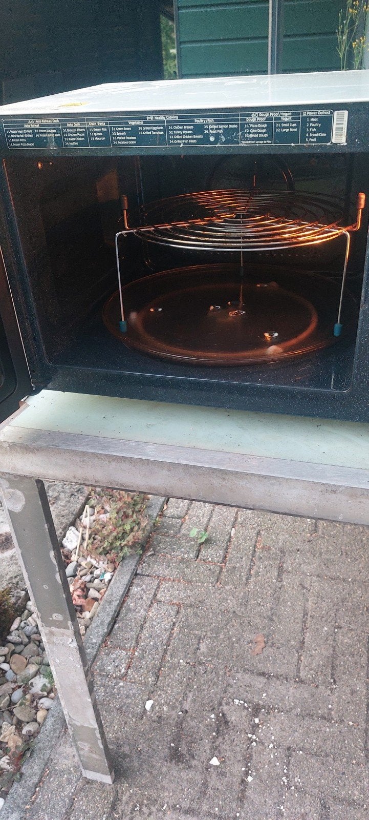 Samsung Combimagnetron MC28H5015AW - Zo goed als nieuw, Witgoed en Apparatuur, Ophalen, Combimagnetron, Hete lucht, Zo goed als nieuw