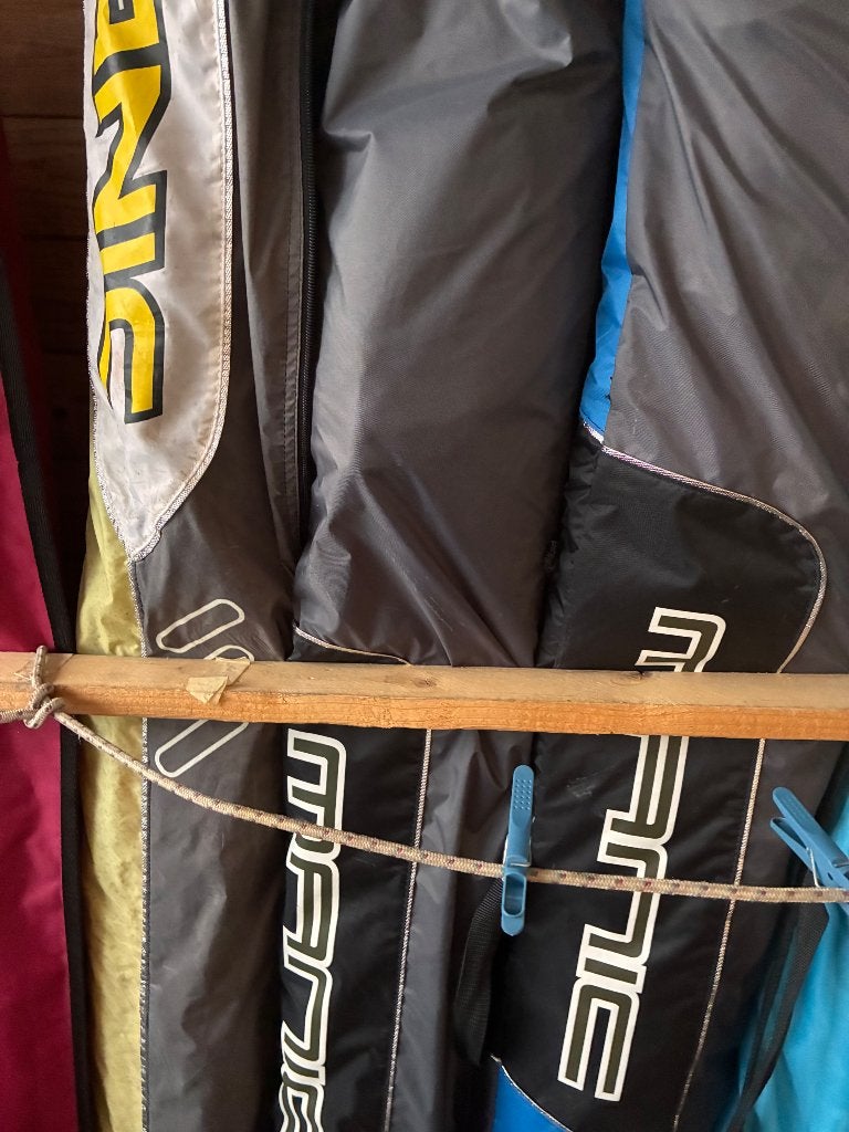 Gaastra Manic windsurfzeilen 4,2 5,0 en 5,3 met RDM mast, Watersport en Boten, Windsurfen, Ophalen, Met mast, Gebruikt, Gaastra
