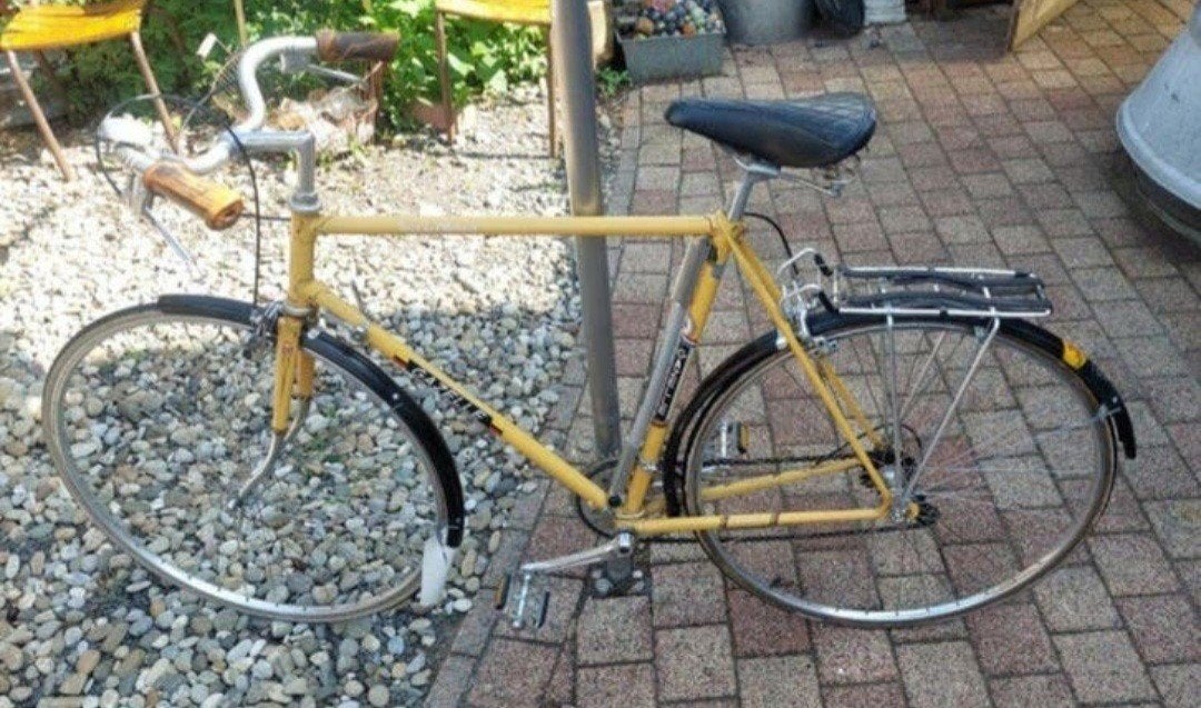 Retro Gazelle Tour de L'avenir sportfiets frame maat 59,5 cm, Ophalen, 28 inch, Gebruikt, 57 tot 61 cm