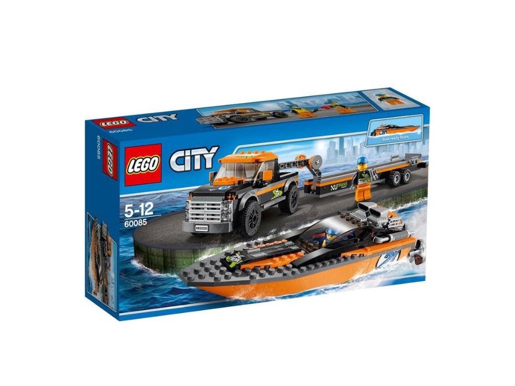 LEGO City 4x4 met Speedboot - 60085, Ophalen, Zo goed als nieuw