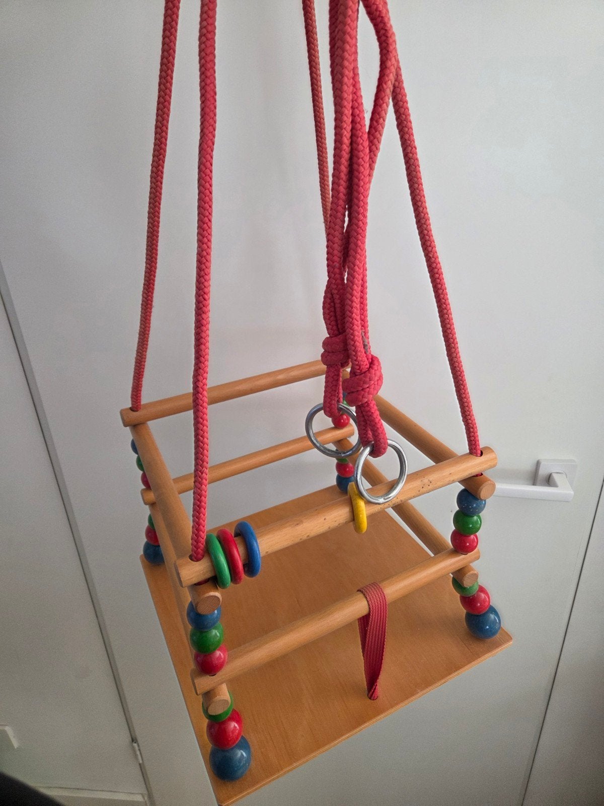Baby schommel hout als nieuw, Kinderen en Baby's, Speelgoed | Buiten | Speeltoestellen, Ophalen of Verzenden, Zo goed als nieuw