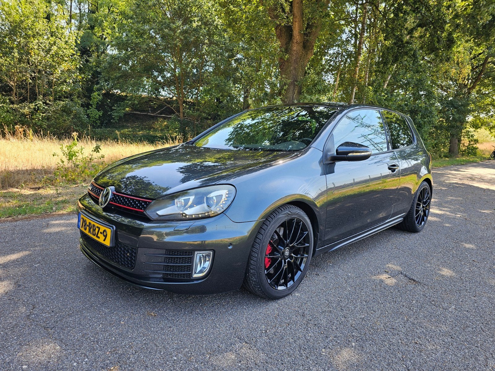 Volkswagen golf 6 GTI |Alarm klasse 3 |Xenon |Bearlock |PDC, Auto's, Volkswagen, Zwart, 4 cilinders, Leder en Stof, Bluetooth