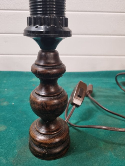 tafellampje van hout vintage met schakelaar, Ophalen of Verzenden, 'T Olde Gre-j, Info@toldegrej.nl, Endepoelstraat 20f Didam