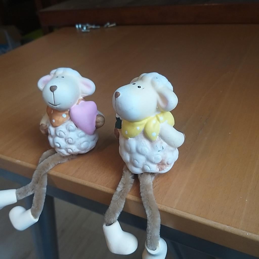 Schaapjes, 2 stuks, Ophalen of Verzenden, Zo goed als nieuw, Dier