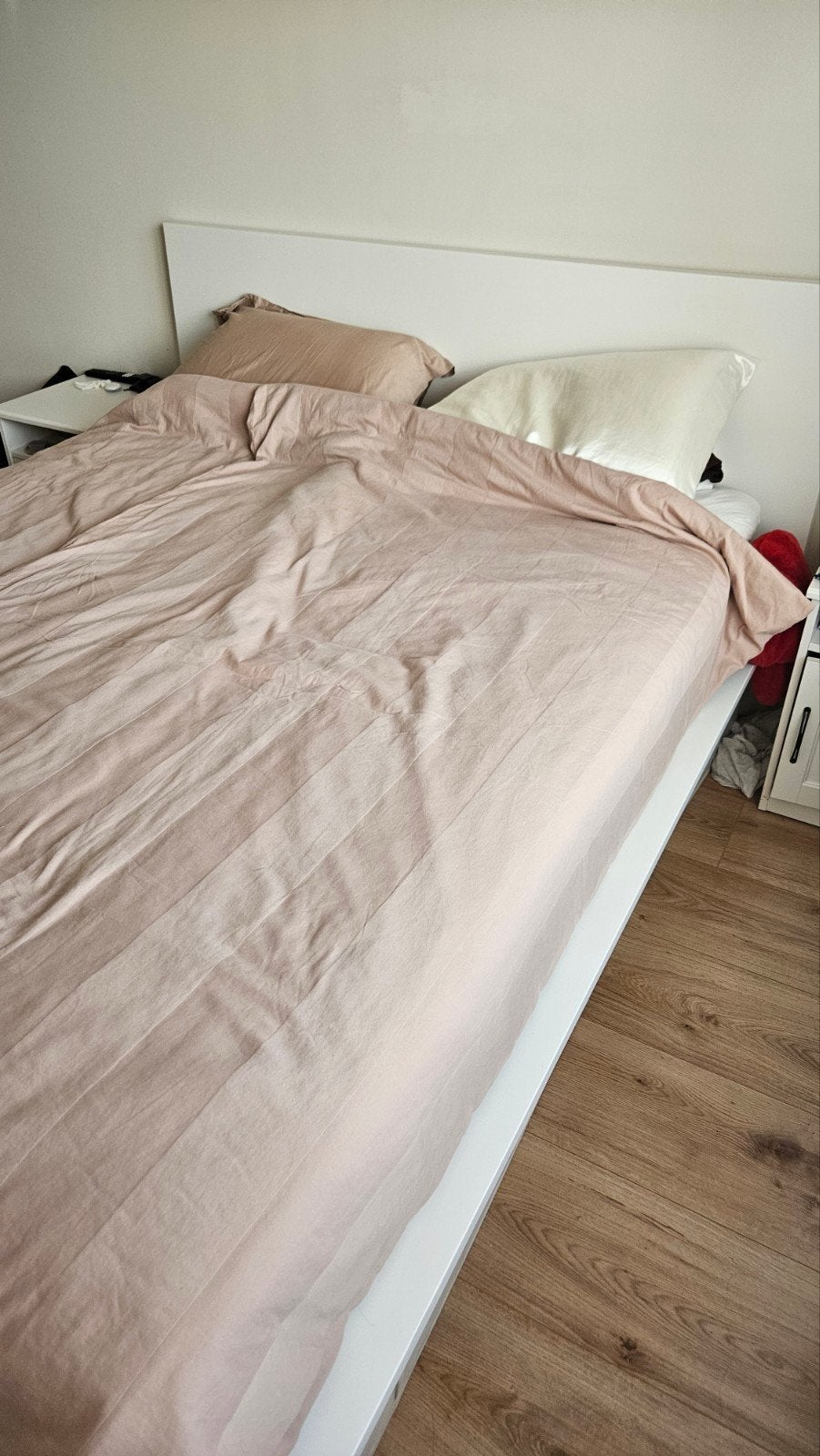 Ikea Malm - 160x200 cm, Ophalen, Gebruikt, Wit, Tweepersoons