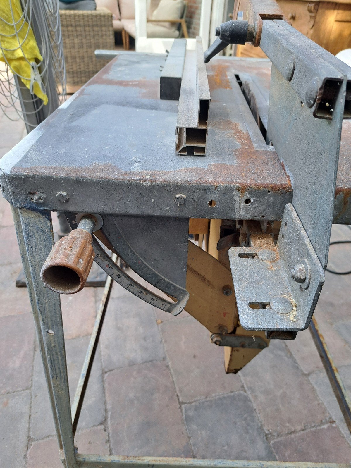 Scheppach Cirkelzaag met Zaagbladen - Gebruikt, Ophalen, Gebruikt, Cirkelzaag, 1200 watt of meer
