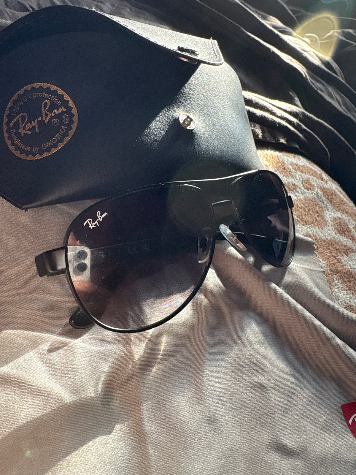 Ray-Ban Zonnebril RB 3457 006/8G, Zonnebril, Zwart, Ophalen of Verzenden, Zo goed als nieuw