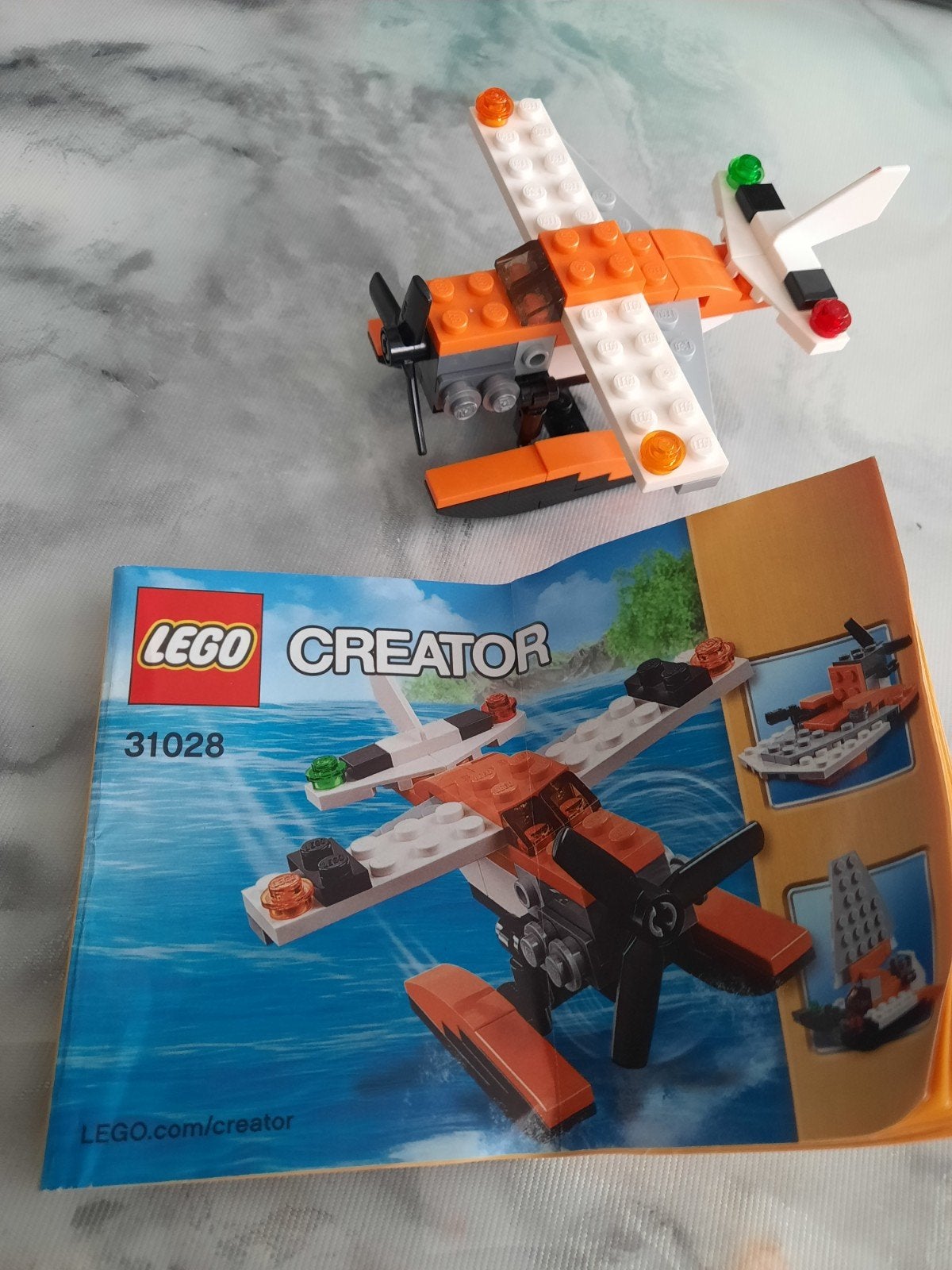 Lego Creator 31028 Watervliegtuig 3-in-1 met instructies, Gebruikt, Lego, Compleet, Ophalen of Verzenden
