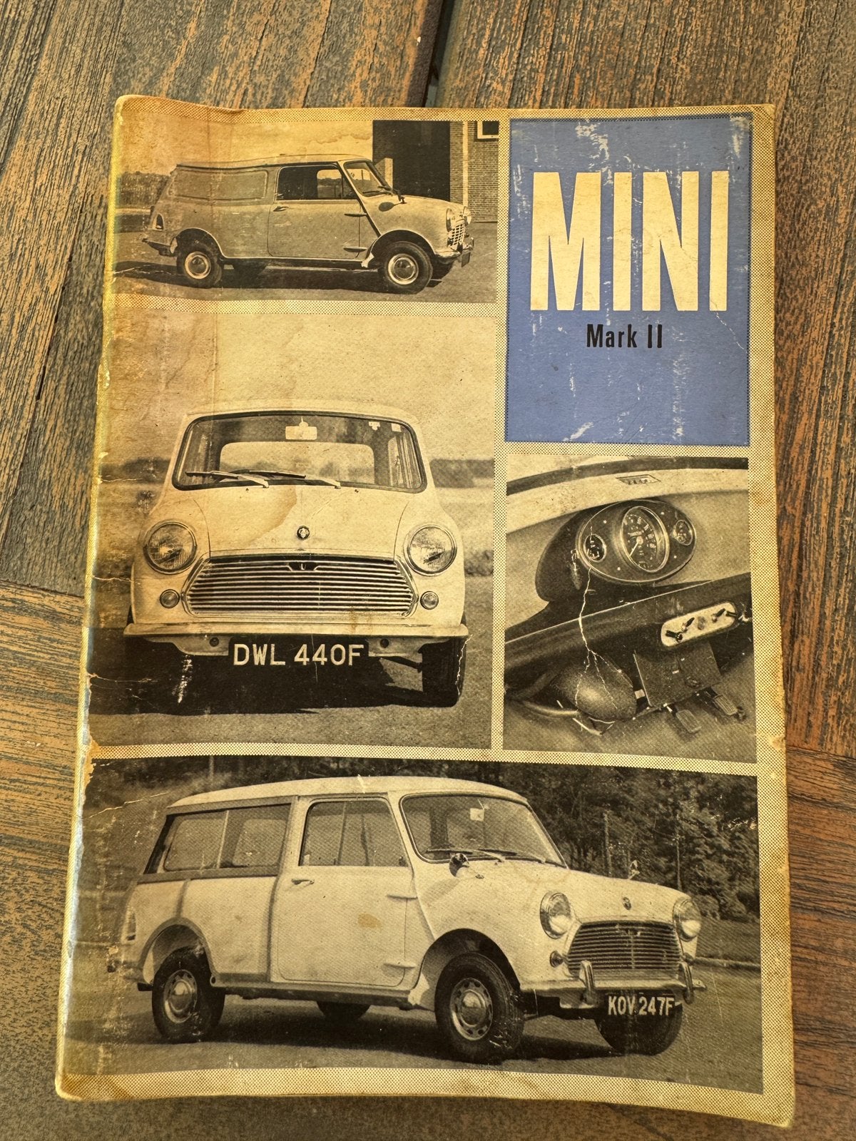 MINI MKII instructieboekje - AKD4992 - exemplaar met patina, Ophalen of Verzenden