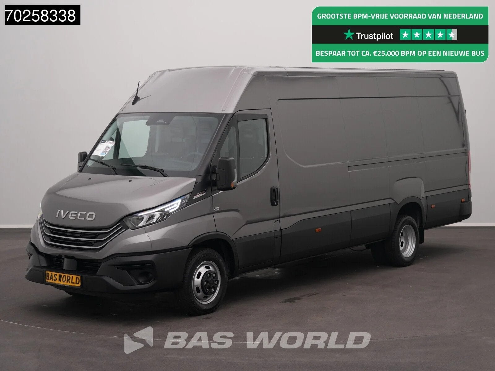 Iveco Daily 35C21 BPM VRIJ! 3.0L Automaat 210PK L3H2 2025-Mo, Auto's, Bestelauto's, Automaat, Stof, Euro 6, 4 cilinders