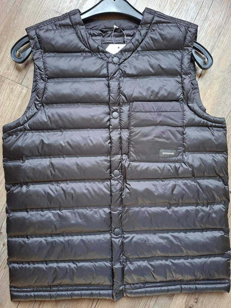 DENHAM Bodywarmer maat S, Zwart, Nieuw, Ophalen of Verzenden, Maat 46 (S) of kleiner
