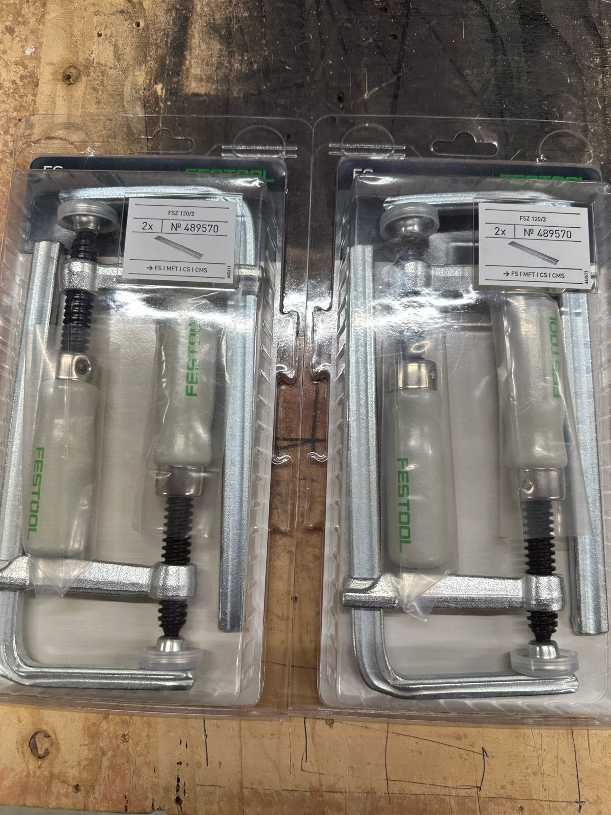 Festool accessoires: klemmen, afzuigmond, centreerboor