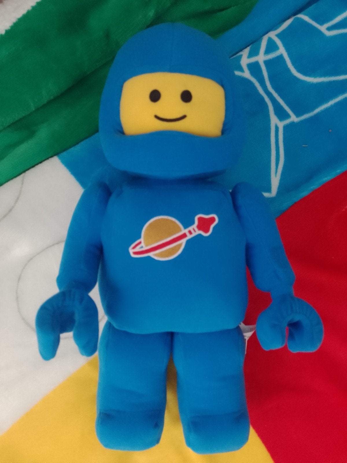 LEGO KNUFFEL SPACEMAN! (origineel, zgan, pluche), Ophalen of Verzenden, Zo goed als nieuw