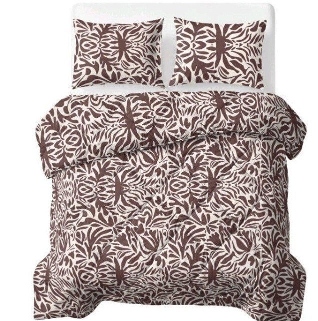 Sleeptime Lazy Dekbed Denzo Rood/Bruin 240x200 incl. slopen, Bruin, Onbekend, Sleeptime, Ophalen of Verzenden